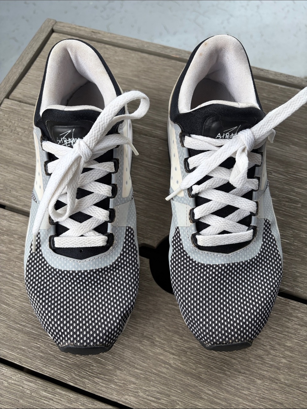 Nike Women’s Black, White & Light Gray Sneakers - Air Max Style
